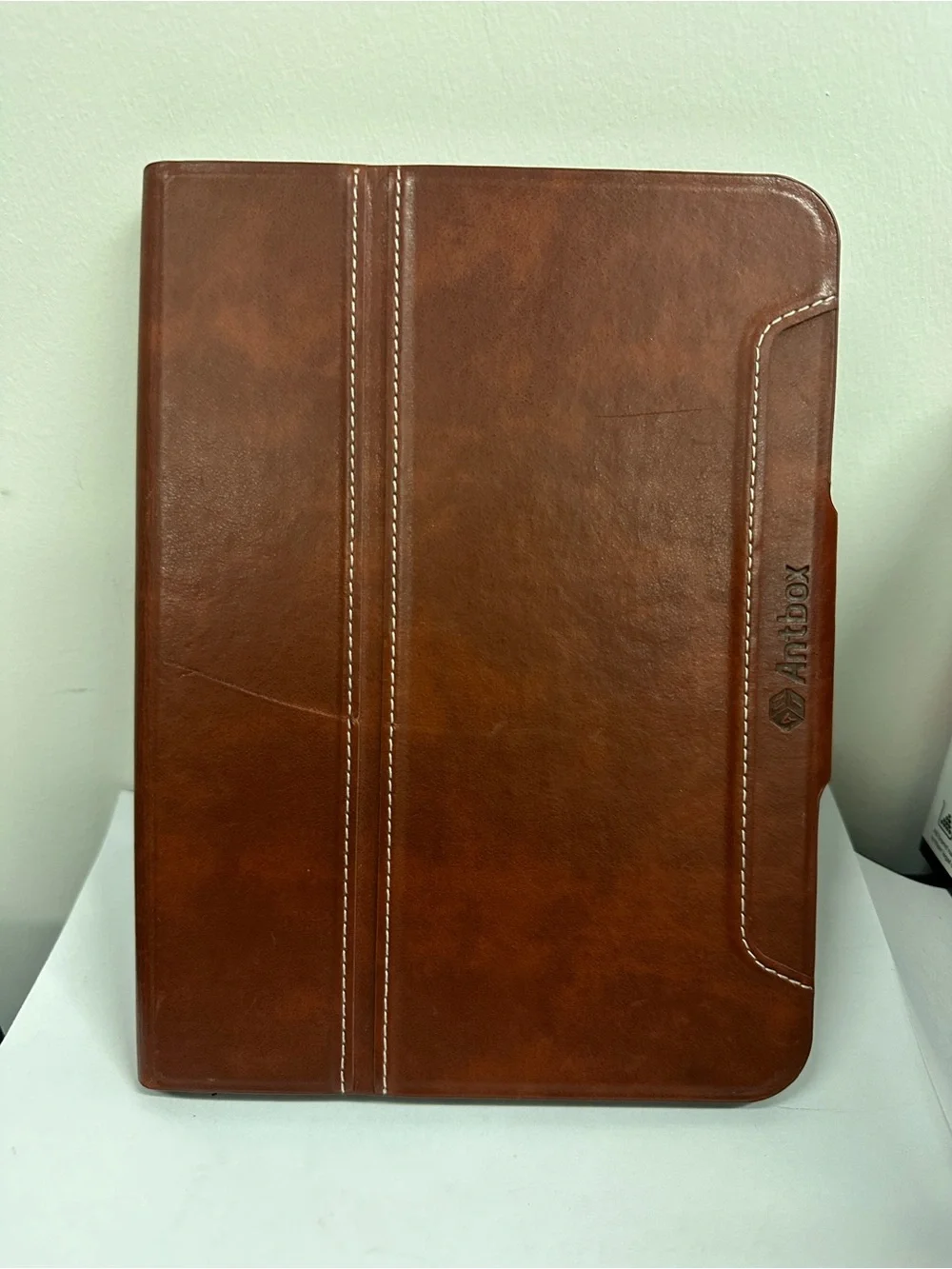 brown vegan leather Antbox iPad case for IPad Mini 6/7